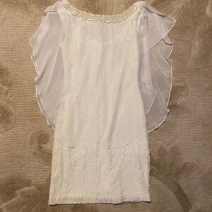 Studio One White Pearl Dress